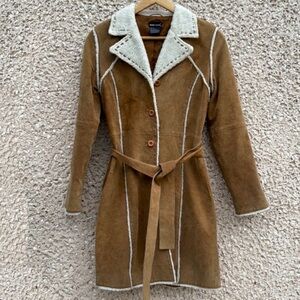Wet Seal Brown and Shearling Penny Lane Coat